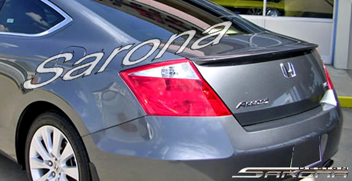 Custom Honda Accord Trunk Wing  Coupe (2008 - 2012) - $199.00 (Manufacturer Sarona, Part #HD-084-TW)